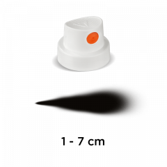 Molotow Cap „SilentFat“ weiß/orange