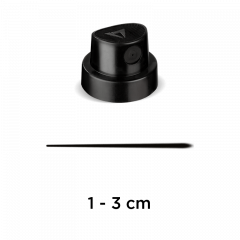 Molotow cap „SuperSkinny“ schwarz/schwarz